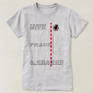 PIWNNED GEEF VREDE EEN KANS (PIWN) T-shirt