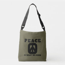 PIWWNED TAS PEACE (IWWN)Crossbody tas
