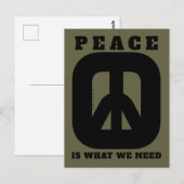 PIWWNEED PEACE2 (IWWN) BRIEFKAART (Voorkant / Achterkant)
