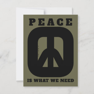 PIWWNEED PEACE2 (IWWN) BRIEFKAART