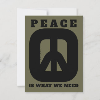 PIWWNEED PEACE2 (IWWN) BRIEFKAART