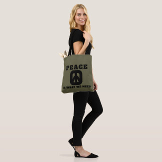 PIWWNEED TOTE VOOR VREDE (IWWN) Schoudertas Bag