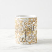 Pix Dezines Ster van David Pattern, Chanoeka Koffiemok (Center)