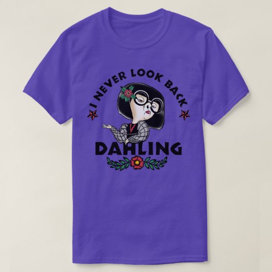 Pixar Ingeloofbles Edna Mole kijken nooit terug T-shirt (Design voorkant)