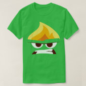 Pixar Inside Out Angry Face Halloween T-shirt (Design voorkant)