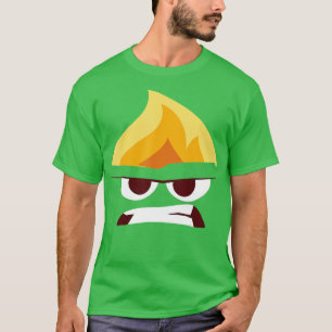 Pixar Inside Out Angry Face Halloween T-shirt