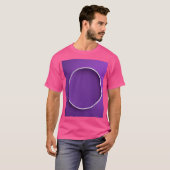 "Pixar-stijl vrolijke kat Sticke Basic donkere T-s T-shirt (Voorkant volledig)