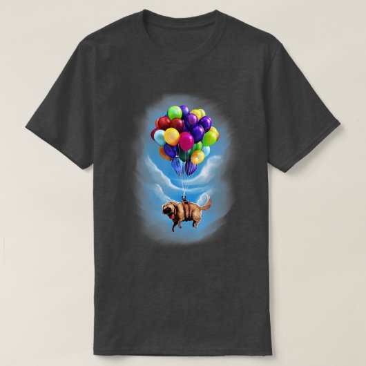 Pixar Up Dug-ballonnen T-shirt (Design voorkant)