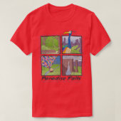 Pixar Up Paradise Herfsten Summer Camp Squares T-shirt (Design voorkant)