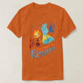 Pixars en elementaire chemische reactie Ember Wade T-shirt (Design voorkant)