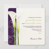 PixDezin calla lelies/DIY achtergrond Kaart (Achterkant)