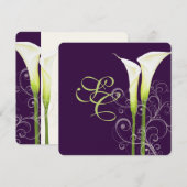 PixDezin calla lilies/DIY achtergrond Kaart (Voorkant / Achterkant)