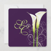 PixDezin calla lilies/DIY achtergrond Kaart (Voorkant)
