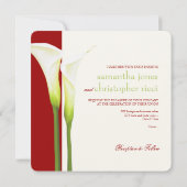 PixDezin calla lilies/DIY achtergrond Kaart (Achterkant)