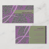 PixDezin Florentius damast/DIY achtergrond Visitekaartje (Voorkant / Achterkant)