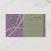 PixDezin Florentius damast/DIY achtergrond Visitekaartje (Achterkant)