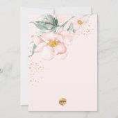 PixDezin H2 Single Petal Blush Rozen Doop Kaart (Achterkant)