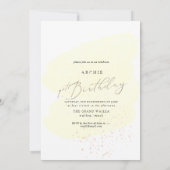 PixDezine 1e verjaardag Waterverf Kaart (Achterkant)