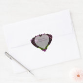 PixDezine bordeaux calla/DIY achtergrond kleur Hart Sticker (Envelop)