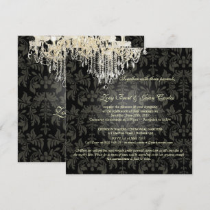 PixDezine CRYSTAL CHANDELIER+BAROQUE DAMASK Kaart