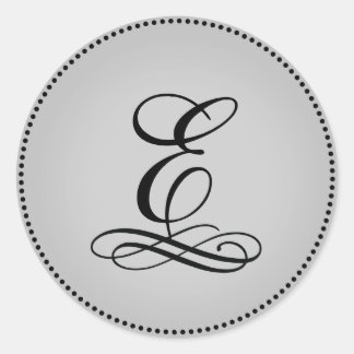 PixDezine DIY font+background kleur/scrolls Ronde Sticker