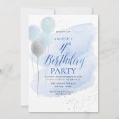 PixDezine ELKE LEEFTIJD, Verjaardag Jongen Ballonn Kaart (Achterkant)