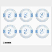 PixDezine fidora damast/doe-het-zelf kleuren/placi Ronde Sticker (Vel)
