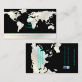 PixDezine Going Global visitekaartje (Voorkant / Achterkant)