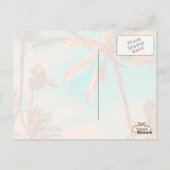 PixDezine  Hawaiian Beach Scene Briefkaart (Achterkant)