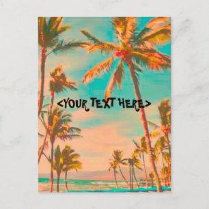 PixDezine  Hawaiian Beach Scene Briefkaart