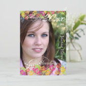 PixDezine Hawaiian Hibiscus, 2011 Afstuderen Kaart (Staand voorkant)