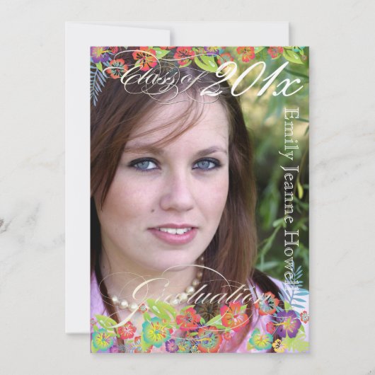 PixDezine Hawaiian Hibiscus, 2014duations Kaart (Voorkant)