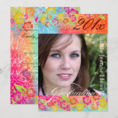 PixDezine Hawaiian Shaved Ice, 2011 Afstuderen Kaart (Voorkant / Achterkant)