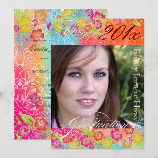 PixDezine Hawaiian Shaved Ice, 2011 Afstuderen Kaart (Voorkant / Achterkant)