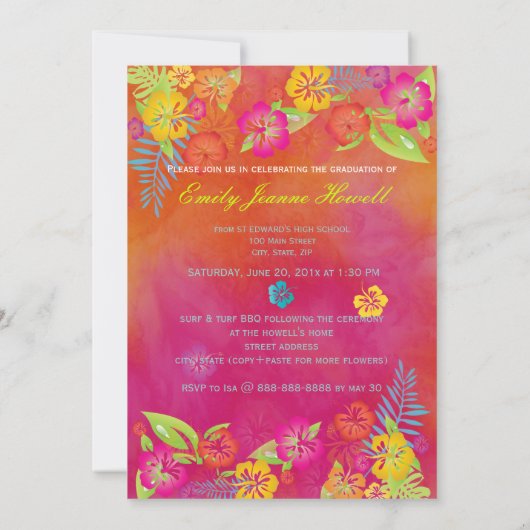 PixDezine Hawaiian Shaved Ice, 2011 Afstuderen Kaart (Achterkant)