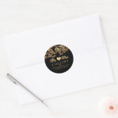 PixDezine Olijven/Faux Gold/DIY achtergrond Ronde Sticker (Envelop)