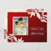 PixDezine Pearl Damask Dank u briefkaarten (Voorkant / Achterkant)