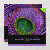 PixDezine Psychedelic Peacock vether Kaart (Voorkant / Achterkant)