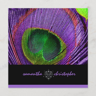 PixDezine Psychedelic Peacock vether Kaart