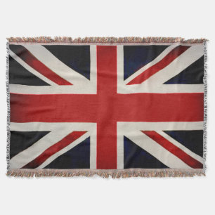 PixDezine Union Jack/Vintage Kleur Deken
