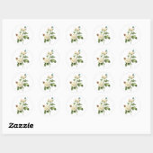 PixDezine  Victoriaans rozen/redoute Ronde Sticker (Vel)
