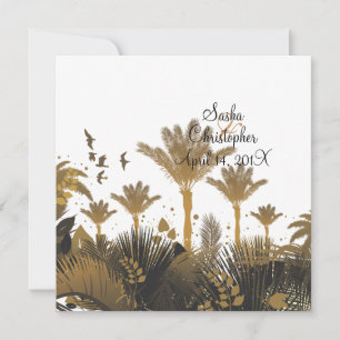 PixDezine Vintage Palmen Kaart