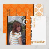 PixDezines 2011 Afstuderen, Florentius Damask Kaart (Voorkant / Achterkant)