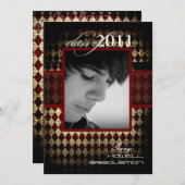 PixDezines 2011 Afstuderen, Harlequin Kaart (Voorkant / Achterkant)