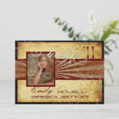 PixDezines 2011 Afstuderen, /Retrostralen Kaart (Staand voorkant)