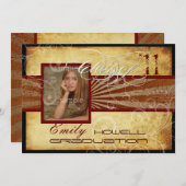 PixDezines 2011 Afstuderen, /Retrostralen Kaart (Voorkant / Achterkant)