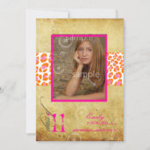 PixDezines 2011 Afstuderen, Roze luipaard Kaart (Voorkant)