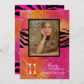 PixDezines 2011 Afstuderen, Zebra Kaart (Voorkant / Achterkant)