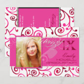 PixDezines 2012 Afstudeerders, cupcake-strijkstaar Kaart (Voorkant / Achterkant)