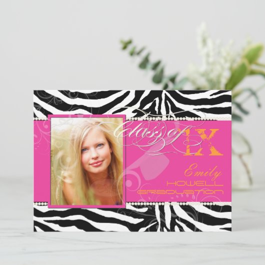 PixDezines 2012 Afstudeerders, zebraafdruk/dij kle Kaart (Staand voorkant)